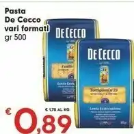 Despar De Cecco Pasta Di Semola Di Grano Duro offerta
