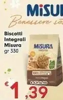 Misura Biscotti Integrali 330 G(ml)