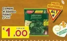 Despar Findus Findus - Ciuffetti di Spinaci 450 g(ml) offerta