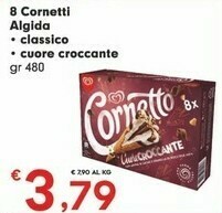 Despar Algida Cornetto Classico Formato Speciale 480 G(ml) offerta
