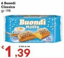 Despar Motta 6 Buondi Classico offerta