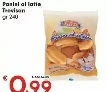 Despar Trevisan Panini Al Latte offerta