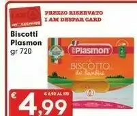Despar Plasmon Biscotti offerta