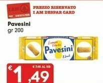 Despar Pavesi - Pavesini 200 G(ml) offerta