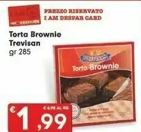 Trevisan - Torta Brownie Dolce Al Cacao Con Gocce Di Cioccolato 285 G(ml)
