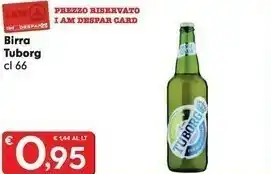 Despar Tuborg Birra 660 G(ml) offerta