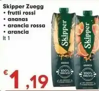 Despar Zuegg Skipper 100% Ananas 1000 G(ml) offerta