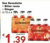 Despar San Benedetto Bitter Rosse offerta