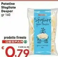 Despar Despar Patatine Sfogliate offerta
