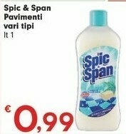 Despar Spic & Span Pavimenti offerta