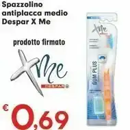 Despar Despar X Me Spazzolino Antiplacca Medio offerta