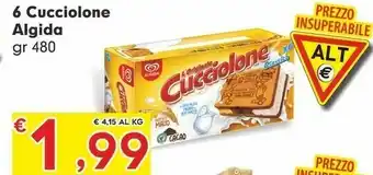 Despar Algida Cucciolone Classico 480 G(ml) offerta