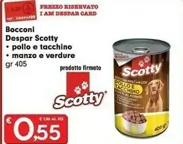 Despar Despar Scotty Bocconi Pollo E Tacchino 405 G offerta