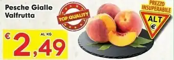 Despar Valfrutta Pesche Gialle offerta