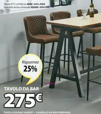 Tavolo Da Bar Sandby
