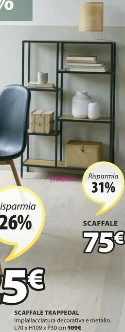 JYSK Scaffale TRAPPEDAL offerta