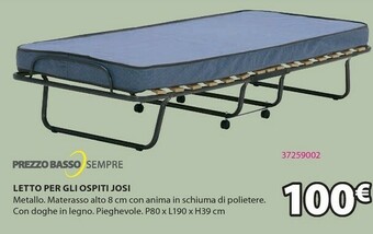 JYSK Letto Per Gli Ospiti Josi offerta