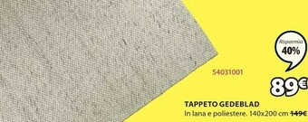 JYSK Tappeto Gedeblad offerta