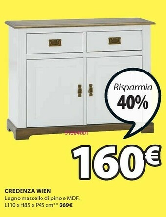 JYSK Credenza Wien offerta