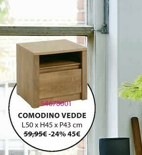 JYSK Comodino Vedde offerta
