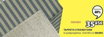 JYSK Tappeto Strandtorn offerta