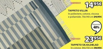 JYSK Tappeto Skjoldblad offerta