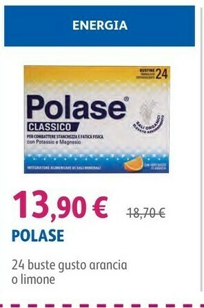 Lloyds Farmacia Polase 24 Buste Gusto Arancia offerta