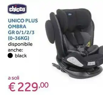 Prenatal Chicco Unico Plus Ombra Gr 0/1/2/3 offerta