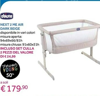Prenatal Chicco Next 2 Me Air Dark Beige offerta