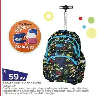Toys Center Coolpack Trolley Starr Boy Game Over offerta