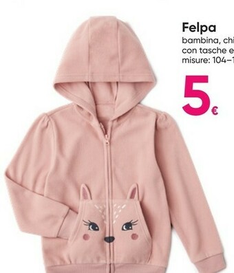 Pepco Felpa Bambina offerta