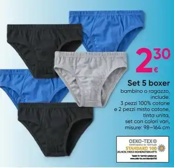 Set 5 Boxer