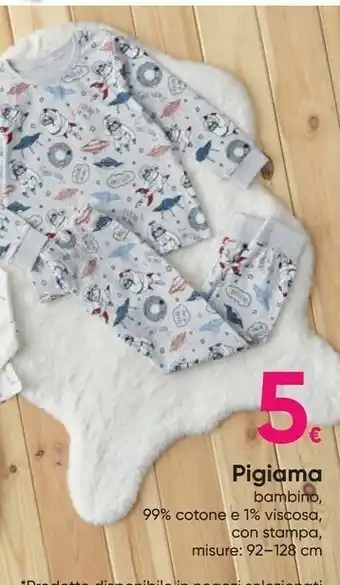 Pepco Pigiama Bambino offerta