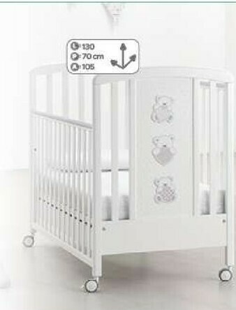 Bimbo Store Italbaby Lettino Sweet Bear Bianco offerta