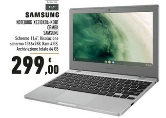 Conad Superstore Samsung Xe310xba K01it Crmbk 64 Gb offerta
