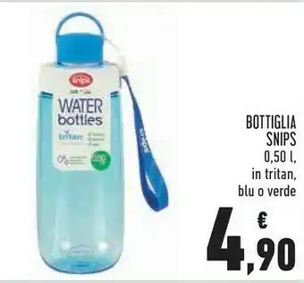 Conad Snips Bottiglia 0.5L Blu offerta