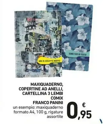Conad Comix Maxiquaderno offerta
