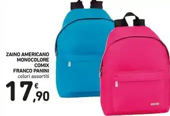 Conad Comix Zaino Americano Monocolore offerta