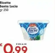 Despar Galbani Ricotta Santa Lucia 250 G(ml) offerta