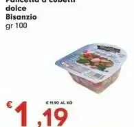 Despar Bisanzio Pancetta A Cubetti 100 G offerta