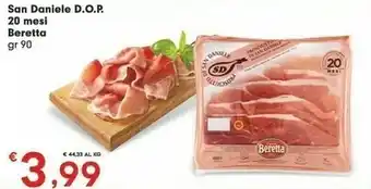 Despar Beretta San Daniele Dop 90g offerta