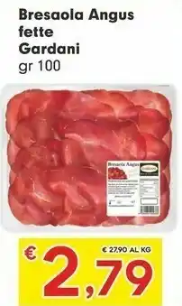 Despar Gardani Bresaola Angus 100 G(ml) offerta