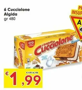 Despar Algida Algida - L'Originale Cucciolone Classico 480 g(ml) offerta