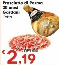 Despar Gardani Prosciutto Di Parma 20 Mesi offerta