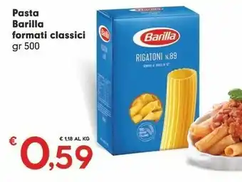Despar Barilla Rigatoni N.89 500 G Pasta Corta offerta