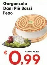 Despar Gorgonzola Dani Piu Bassi offerta