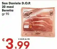 Despar Beretta San Daniele Dop offerta