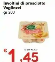 Despar Arturo Vogliazzi Involtini Di Prosciutto offerta