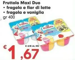 Despar Nestlè Maxi Duo Fragola Fior Di Latte 400 G(ml) offerta