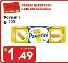 Despar Pavesi - Pavesini 200 G(ml) offerta